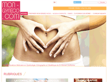 Tablet Screenshot of mon-gyneco.com